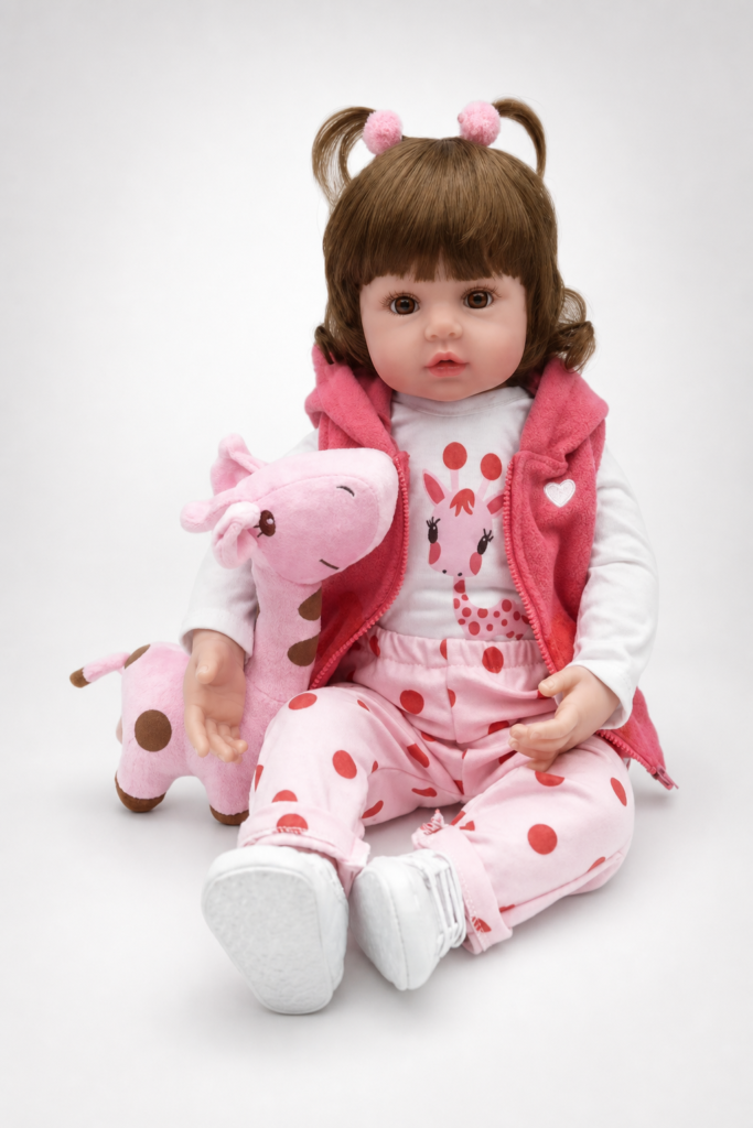 Boneca Adora Reborn bebê realista de 48cm