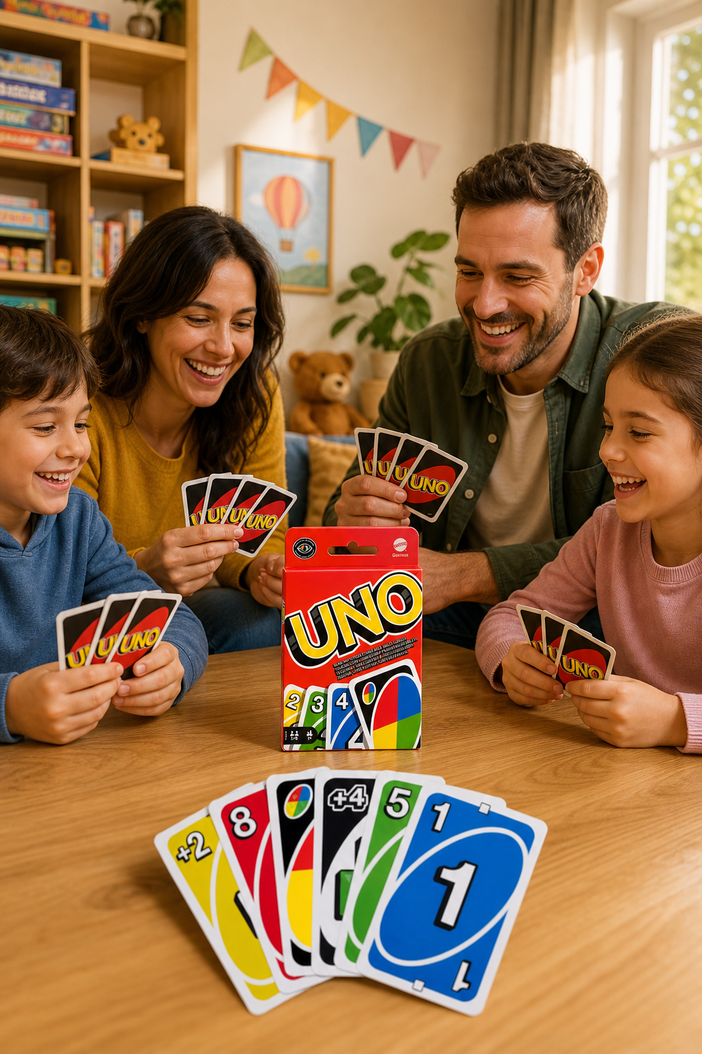Baralho do jogo de cartas Uno clássico da Mattel